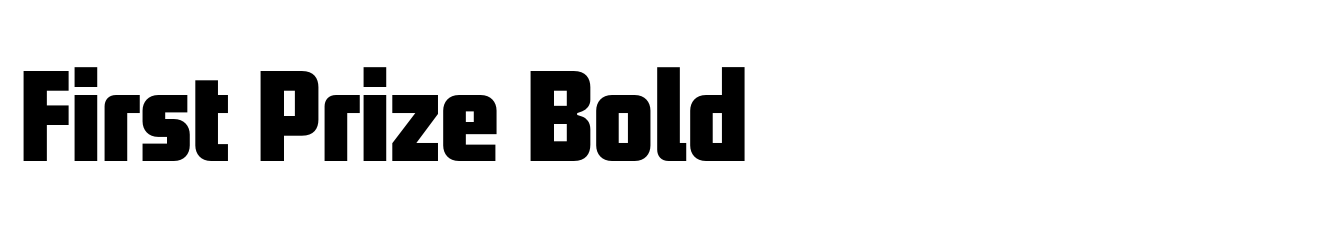 First Prize Bold